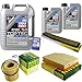 Produktbild QR-PARTS 69343735 Filter Set Inspektionspaket 7 Liter Motoröl Top Tec 4600 5W-30 MANN-FILTER Innenraumfilter Luftfilter Ölfilter