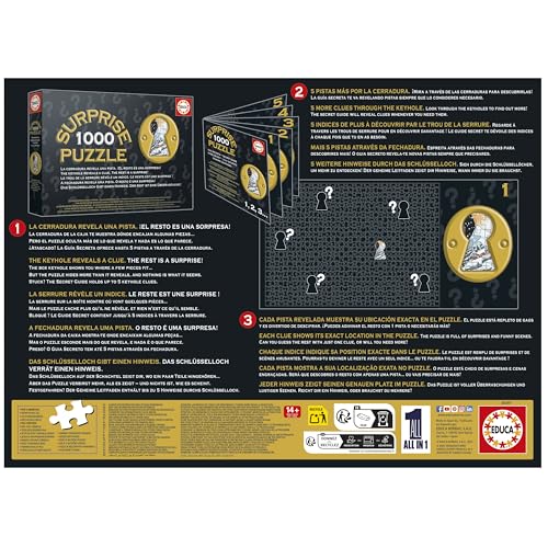 Puzzle EDUCA ANTIQUE XMAS 1000 pièces - vue 4