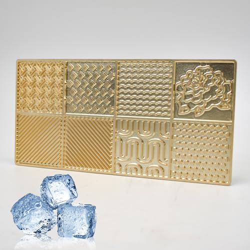 Molde para cubos de hielo de latón cuadrado grande miniatura 4
