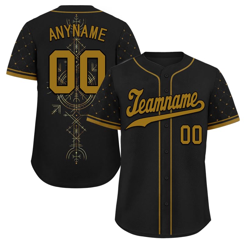 coolcustomize Custom Skull Baseball Jersey for Men Youth Team Gothic Sports Uniform Short Sleeve Softball Shirts with Name/Logo