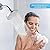 High Pressure Shower Head - 4.7“ Powerful Bathroom Pressure Boosting Rain Showerhead - Perfect Universal Replacement for Rainfall Shower Heads (Chrome)