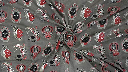 Tissu coton pour confection d'écharpes ethniques et couture de vêtements