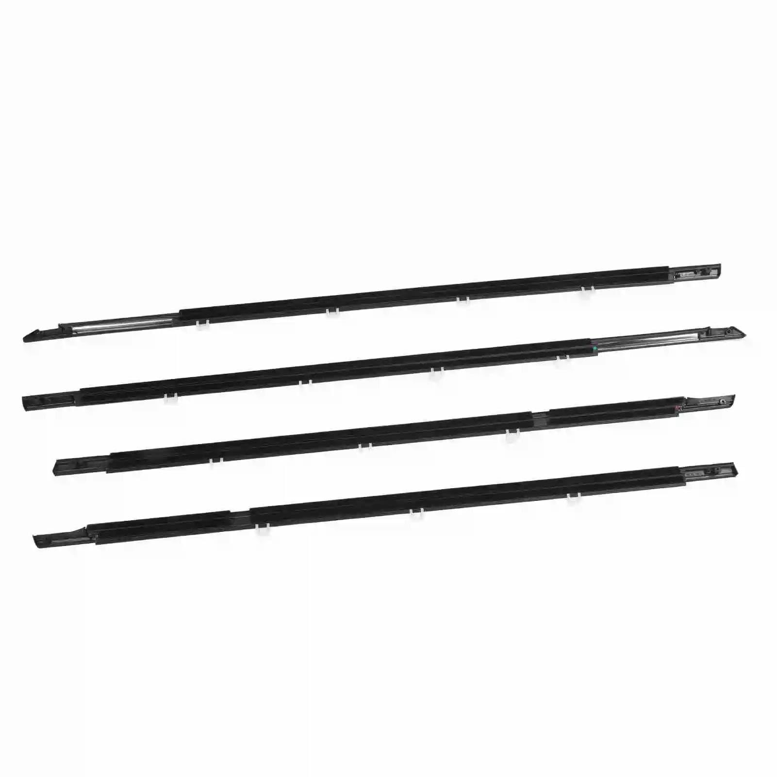 Snwdbh One Color 4Pcs Car Side Window Sealing Strip For Accord 2008-2012 72450 Ta0 A01 Waterproof Windproof Rubber Weatherstrip Trim Belt Exterior Belt
