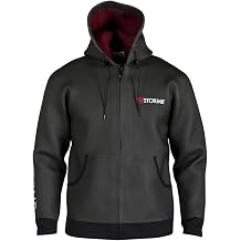 STORMR Mens Swell Neoprene Waterproof Windproof Fleece-Lined Oversized Weather Hoodie