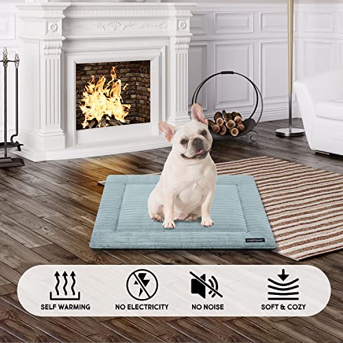 Furrybaby Dog Crate Mat, Kennel Pad Cat Self Heating Pads With Removable Cover, Non Electric And Anti Slip Protection, Self Warming Bed For Indoor Puppy Kitty Dogs Cats #TOP4