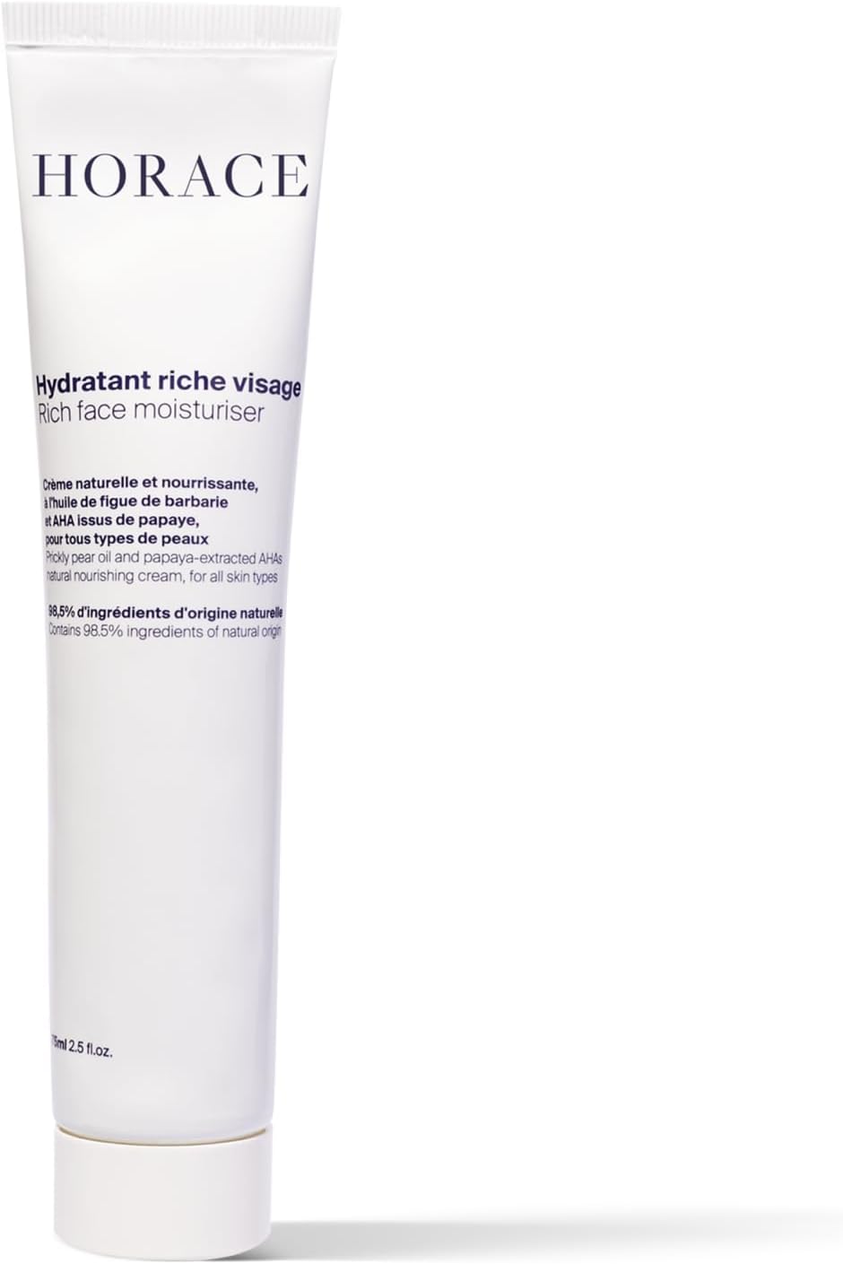 - Rich Face Moisturizer for Men - Hydrating Cream with Organic Prickly Pear Oil and Shea Butter - Moisturising Skincare for All Skin Types - Unscented, 2.5 fl.oz