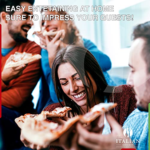 The Italian Kitchen 13" Perforated Pizza Peel - Professional 13 X 16.7 In Metal Pizza Peel Paddle - 27.3 Overall Aluminum Pizza Peel - Works With All Pizza Ovens, Stones & Grills Silver #TOP7