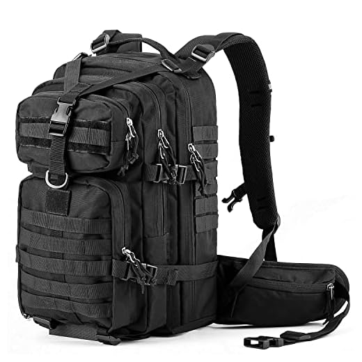 RUPUMPACK - Sac à dos militaire tactique - Sac à dos d'hydratation - 3 jours - Pour chasse, randonnée, école, 33 l, Large