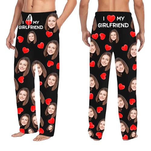 Custom Pajama Pants for Men, Customized Gifts for Husband Boyfrined Dad Mom Wife Husband Birthday Anniversary3