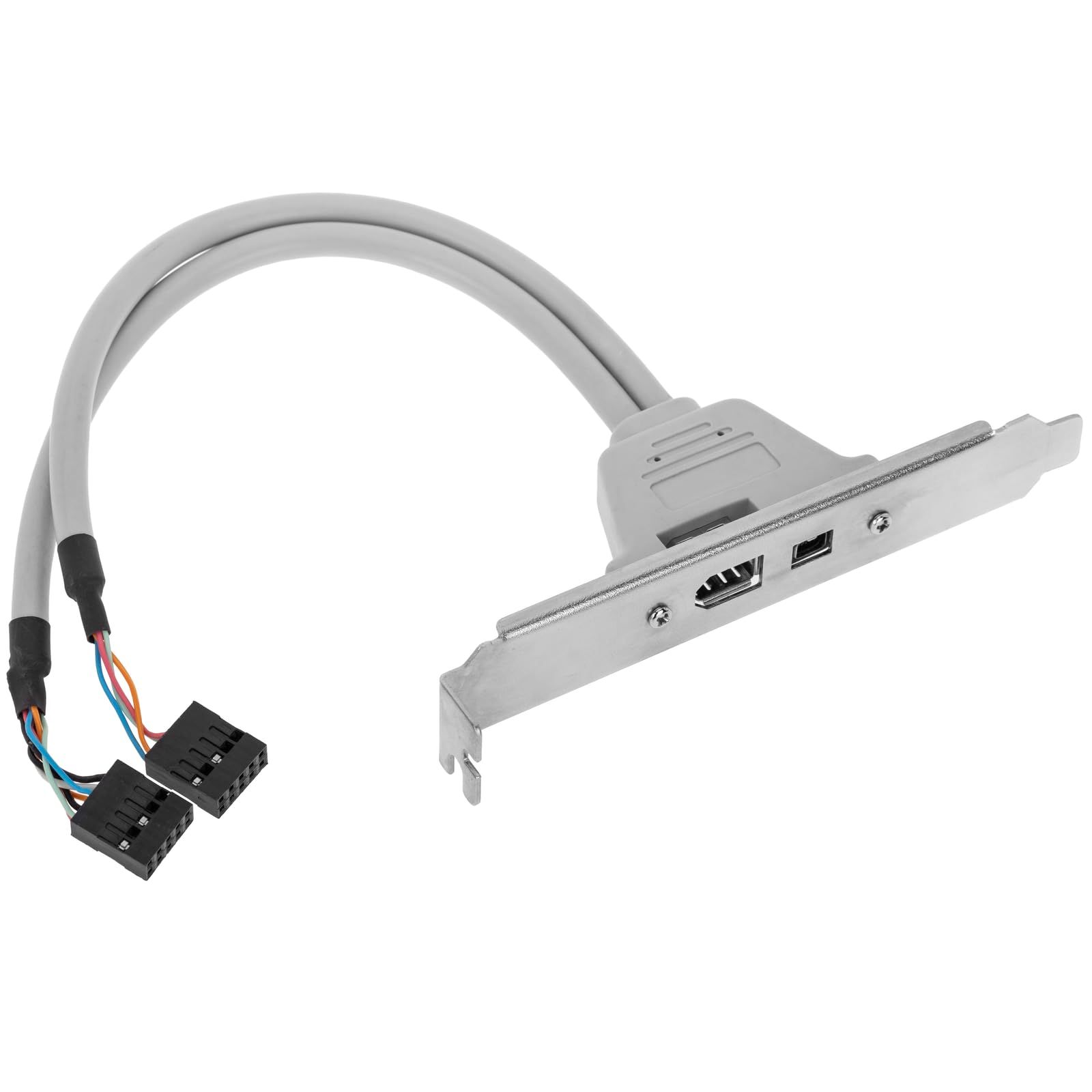BeMatik - Piatto 400 IEEE 1394 FireWire a 4 Pin e 6 Pin Femmina