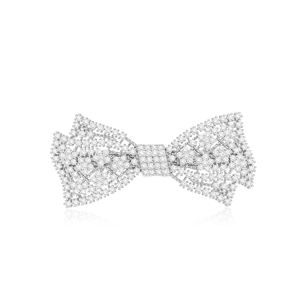 Cintas Para el Pelo de Cola de Caballo Simple temperamento elegante arco horquilla romántico retro horquilla mitad pelo top horquilla cabello alto cabello accesorios de pelo exquisito Accesorios Para