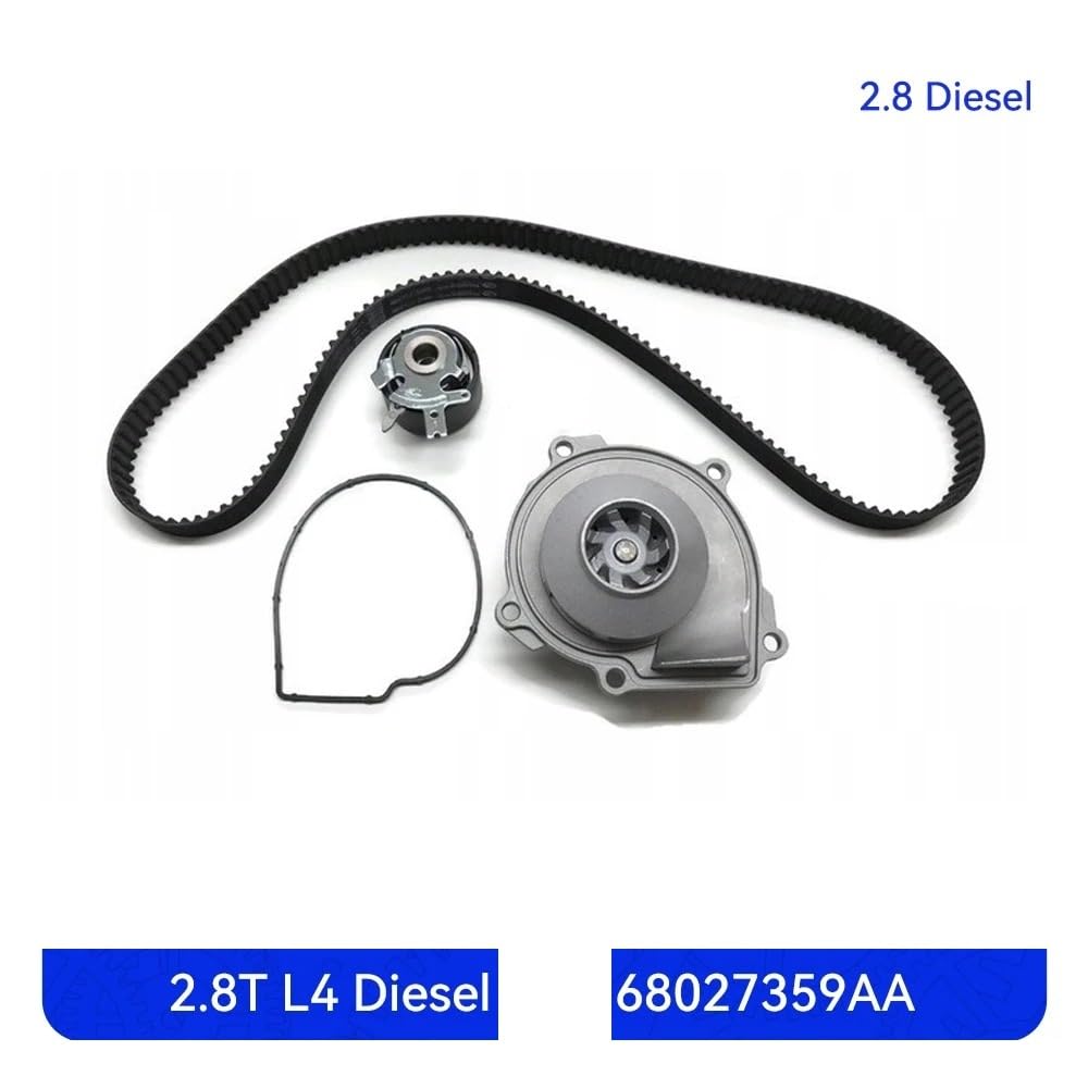 Bomba Refrigerante Bombas Agua Kit Correa Distribución Bomba Agua Motor 2,8 TL L4 Diésel Para ENS 07-18 Para JEEP Para CHRYSLER Para DODGE Para GRAND Para CARAVAN 2,8 T