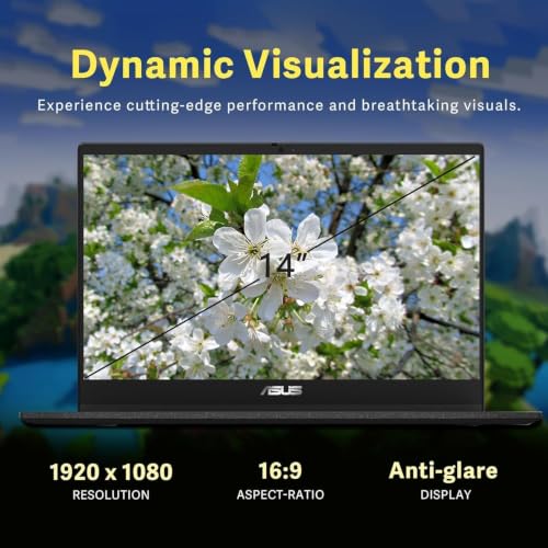 Image of ASUS Chromebook Plus CX34 Touchscreen Laptop Intel i5-1335U - 8GB RAM 128GB+128G SSD+2TB Cloud Storage -14inch FHD Display -HDMI USB C -Goole AI Laptop School Students Kids 8-12