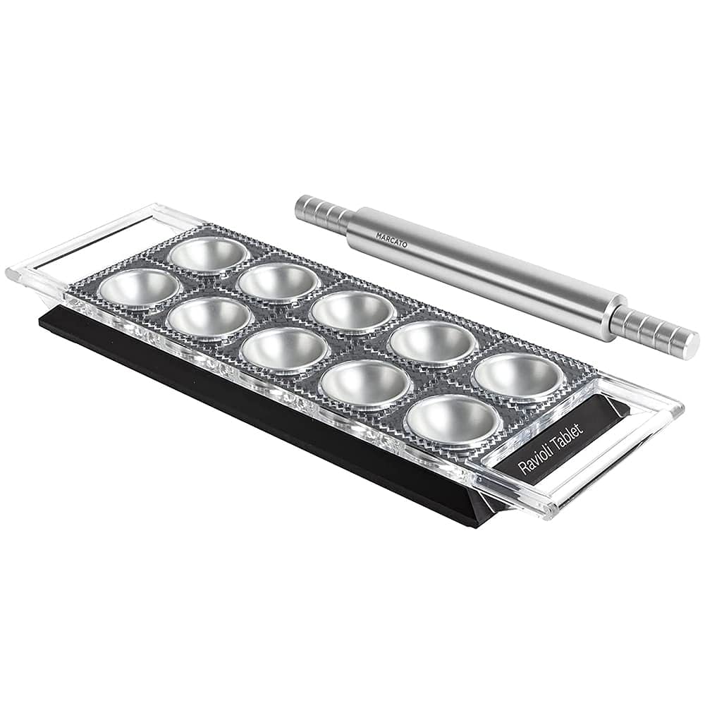 Ravioli Tablet Marcato - moule à ravioli noir 8343BK