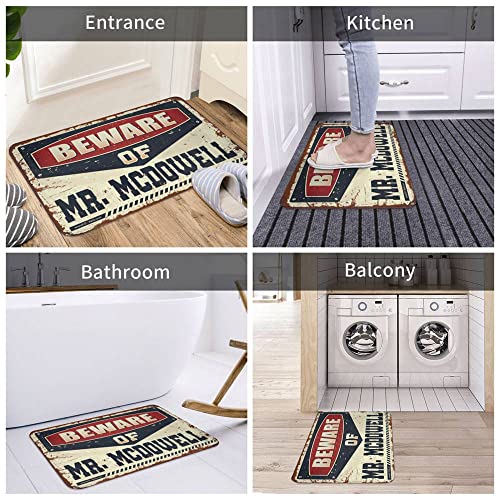 Tapis de porte intérieur attention McDowell pour entrée et patio - 6
