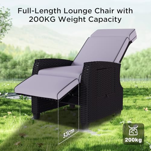 Fauteuil relax jardin zero gravity ergonomique TY01 avec dossier réglable - 3