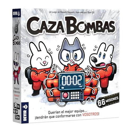 Devir - Caza Bombas, Juego de Mesa, Juego Cooperativo e...