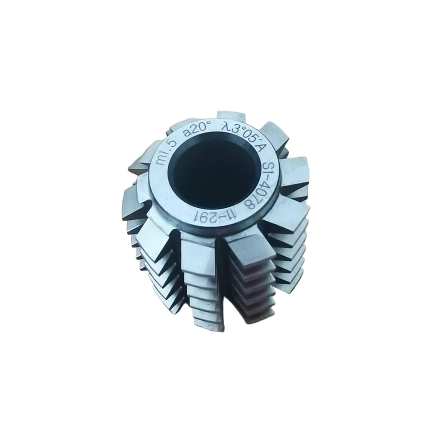Hobbing Cutters, HSS PA20 M0.3 M0.4 M0.5 M0.6 M0.7 M0.8 M0.9 M1 M1.25 M1.5 M1.75 M1.9 M2 Module Gear Hob Cutter PA20 Degree 13mm Hole,Tools(D13 M1.5,Without Coated)