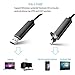 BONAOK USB Endoscope,2 in 1 Borescope Inspection 2.0 Megapixels CMOS HD Waterproof Snake Camera with 6 LEDs for Android Samsung Galaxy Smartphone -16.4ft(5M)