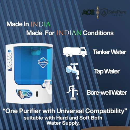 Image of Aqua Ultra | Copper RO Water Purifier for home | Alkaline with UV UF Alkaline | Fully Automatic |9Liter | Suitable for municipal corporation, Borewell & Tanker water