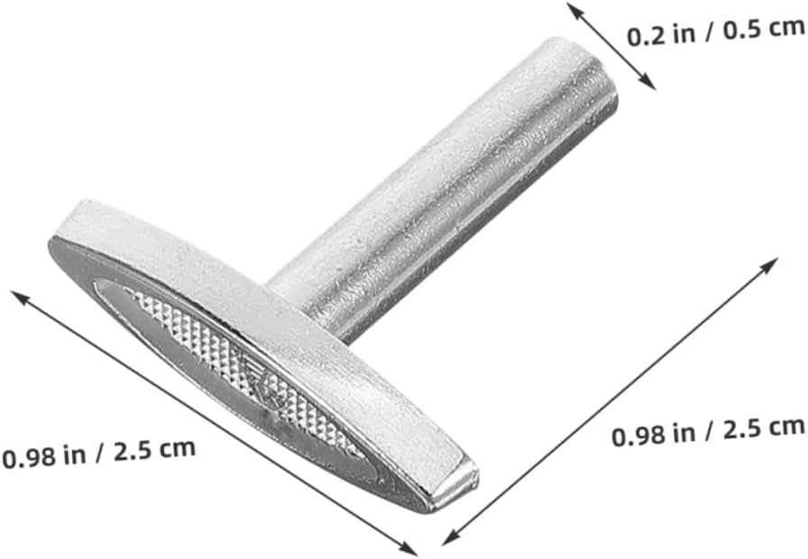 Set of 4 Iron Winding Keys 25 mm Winding Handle for Music Box Homemade Spare Parts with Standard Spring Mechanism for Sound Control