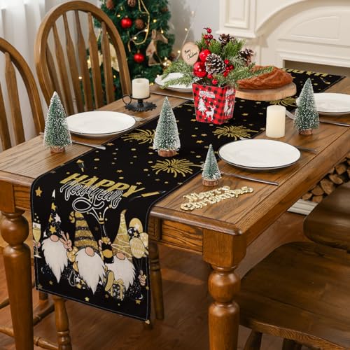 Siilues-Happy-New-Year-Table-Runner-2025-Funny-Gnome-Happy-New-Year-Decorations-Cheers-Runner-for-Table-Seasonal-Winter-Holiday-Decor-for-Indoor-Outdoor-Dining-Table-Decorations-13-x-90 Siilues Happy New Year Table Runner 2025 Funny Gnome Happy New Year Decorations Cheers Runner for Table Seasonal Winter Holiday Decor for Indoor Outdoor Dining Table Decorations 13 x 90
