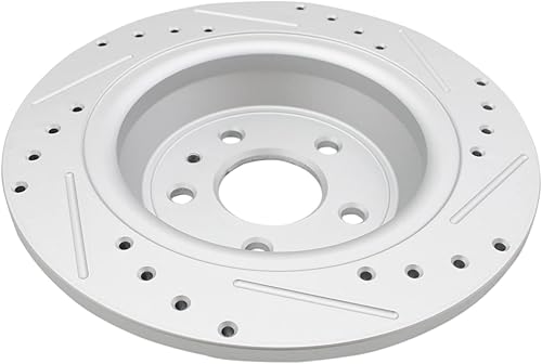 Miniatura 9 de TRQ Kit de pastillas de freno y rotores de rendimiento delantero y trasero, kit químico de freno, pastillas de freno, rotores de freno cerámico con