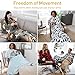 Catalonia Taupe Horse Wearable Blanket with Sleeves and Pocket, Soft Comfy Fleece Snuggy Wrap Throws Blanket Robe for Women and Men