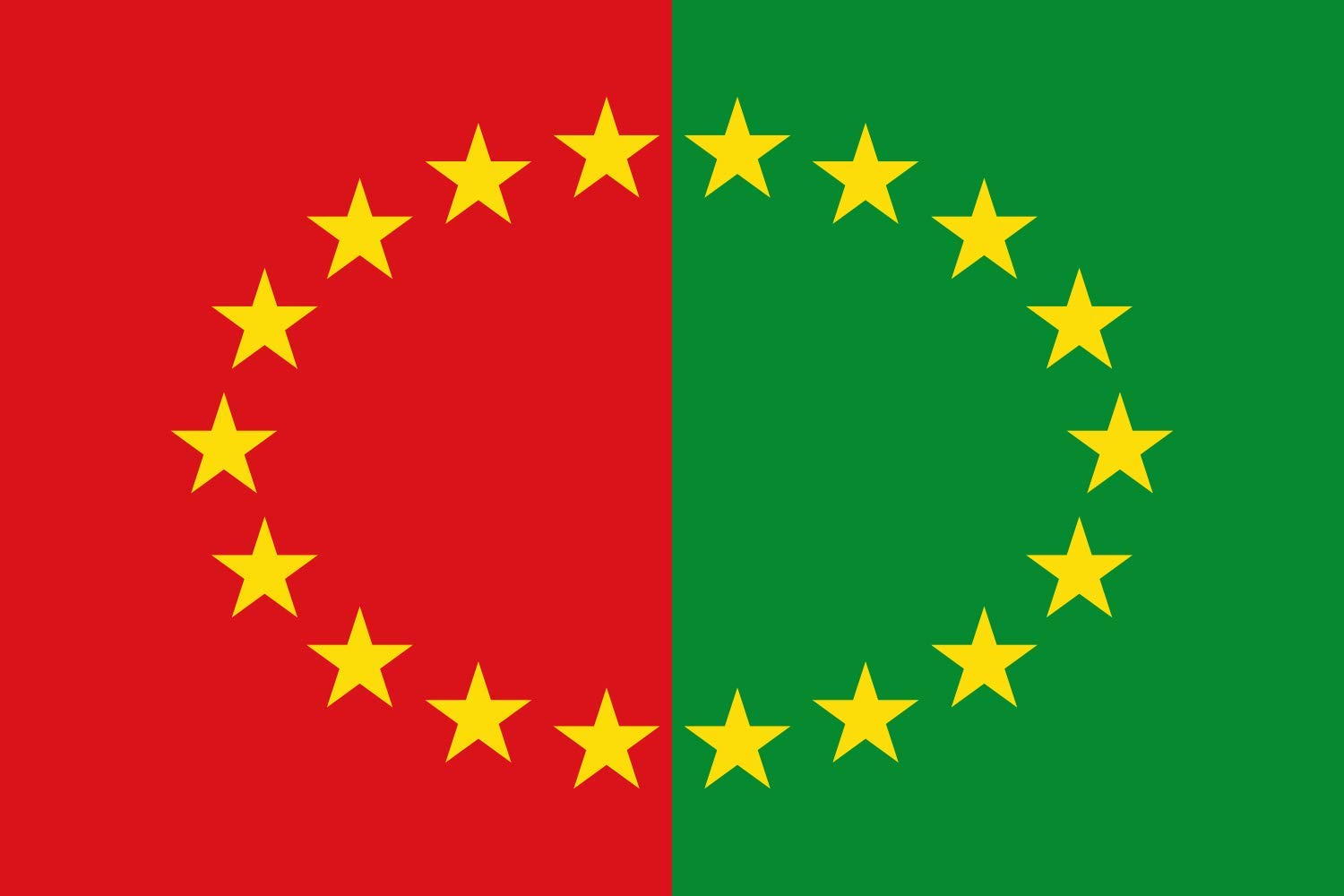 Drapeau Hannut officiel avec finitions de qualité supérieure pour mât