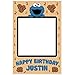 Cookie Monster Selfie Frame Photo Prop Poster