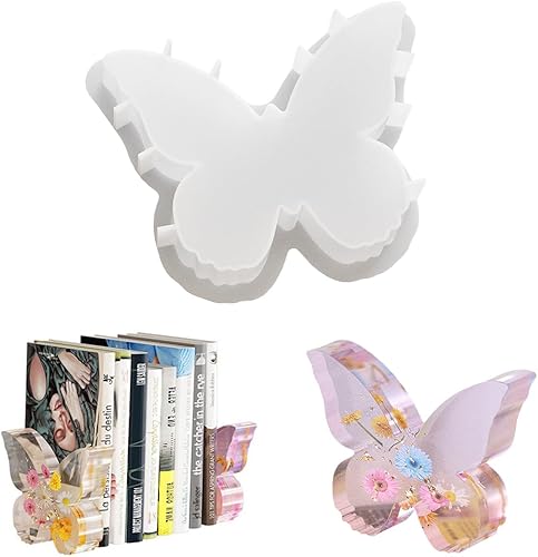 DIYBravo Molde de silicona para jarrón con forma de carcasa de arcilla polimoral, soporte para bolígrafo, molde de resina epoxi UV, molde de