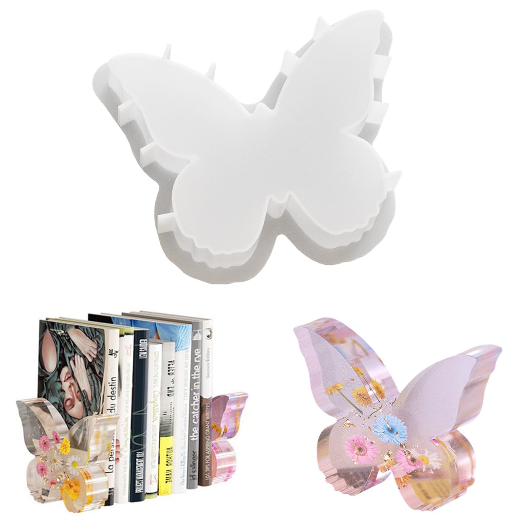 Moule silicone papillon 3D pour créer des serre-livres stables