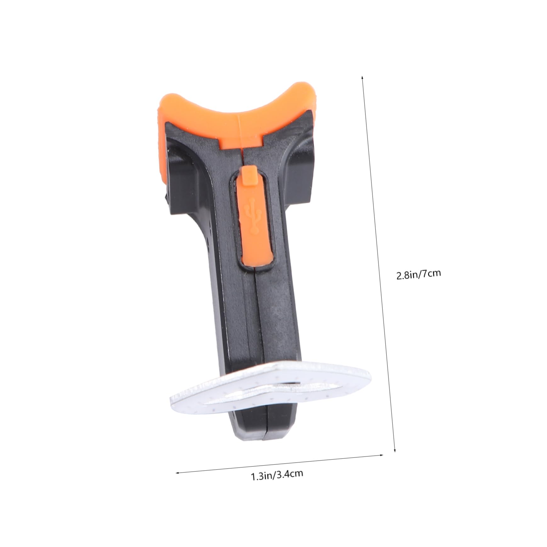 ARTSEWPLY 1Pc USB Charging Bike Tail Light LED Light with Multiple Modes for Cycling Jogging and Compact Design with Random Button Color