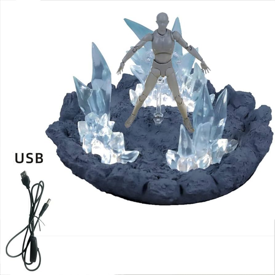 Amazon.co.jp: フィギュア エフェクト 氷の特殊効果 プラモデル 背景