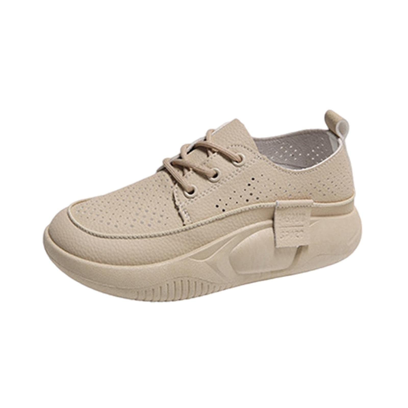 myaddiction Women Casual Sneakers Female Comfortable Sneakers for Running Hiking Outdoor Khaki 36-picture-24
