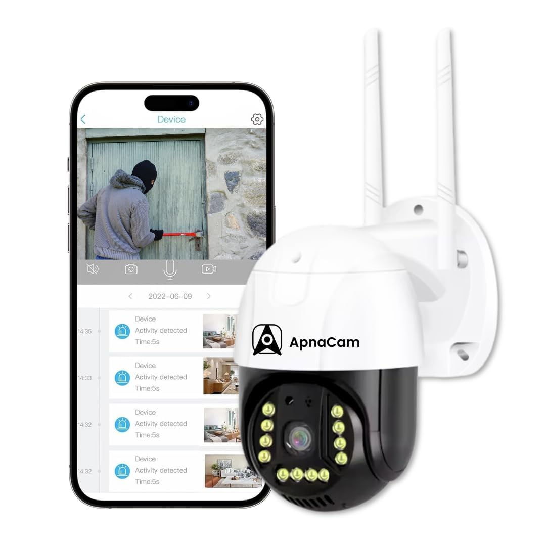 4G Sim Based Pan & Tilt Zoom CCTV Camera| Outdoor,Weatherproof, 2Way Talk, Motion Detect |Security Camera USE for Home,Office, Construction Side, ETC