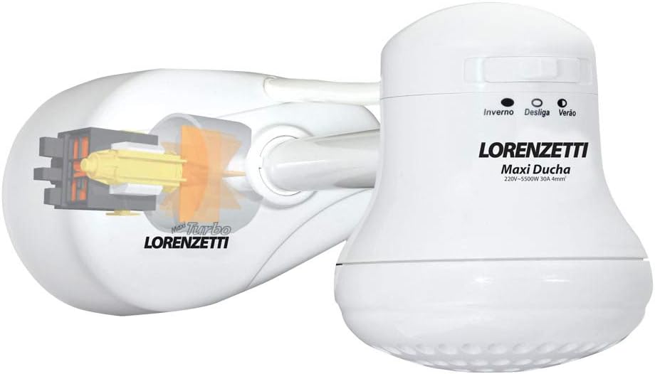 Pressurizador Maxi Turbo 220V, Lorenzetti, 7541009, Branco, Pequeno