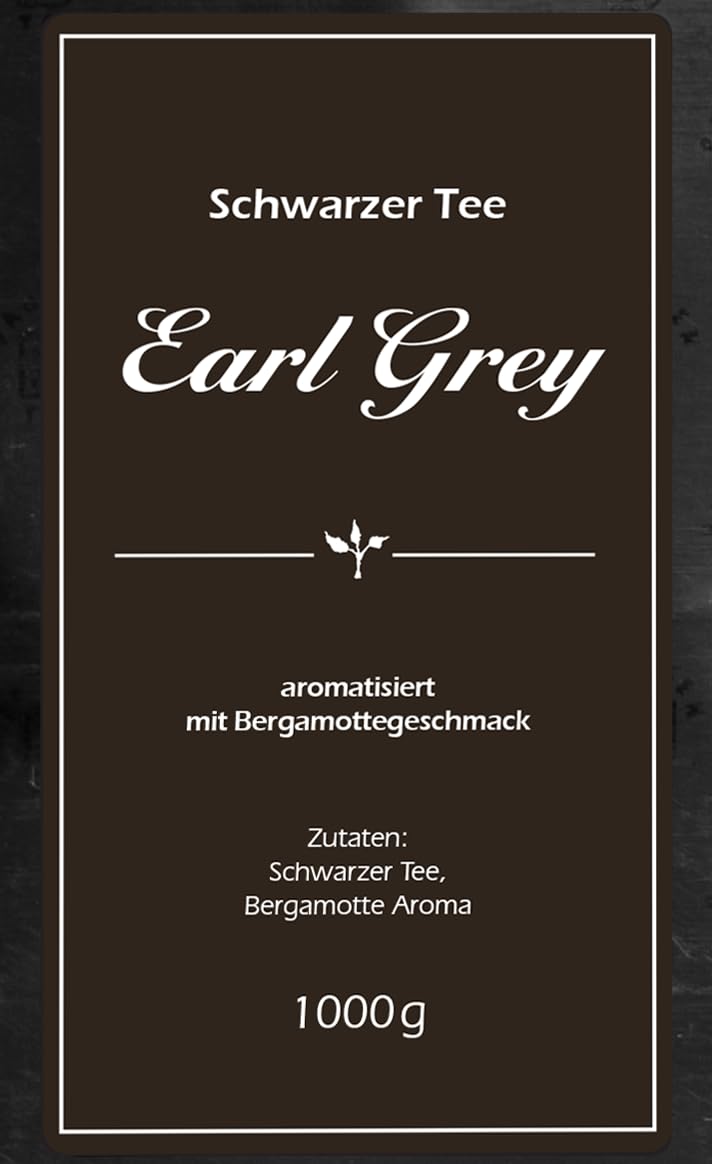 Paulsen - Earl Grey - schwarzer Tee aromatisiert, rückstandskontrolliert - 1000g