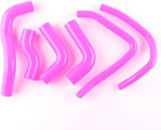 Manguera refrigerante de radiador de silicona para Kawasaki Z1000 2003 2004 2005 2006, color rosa
