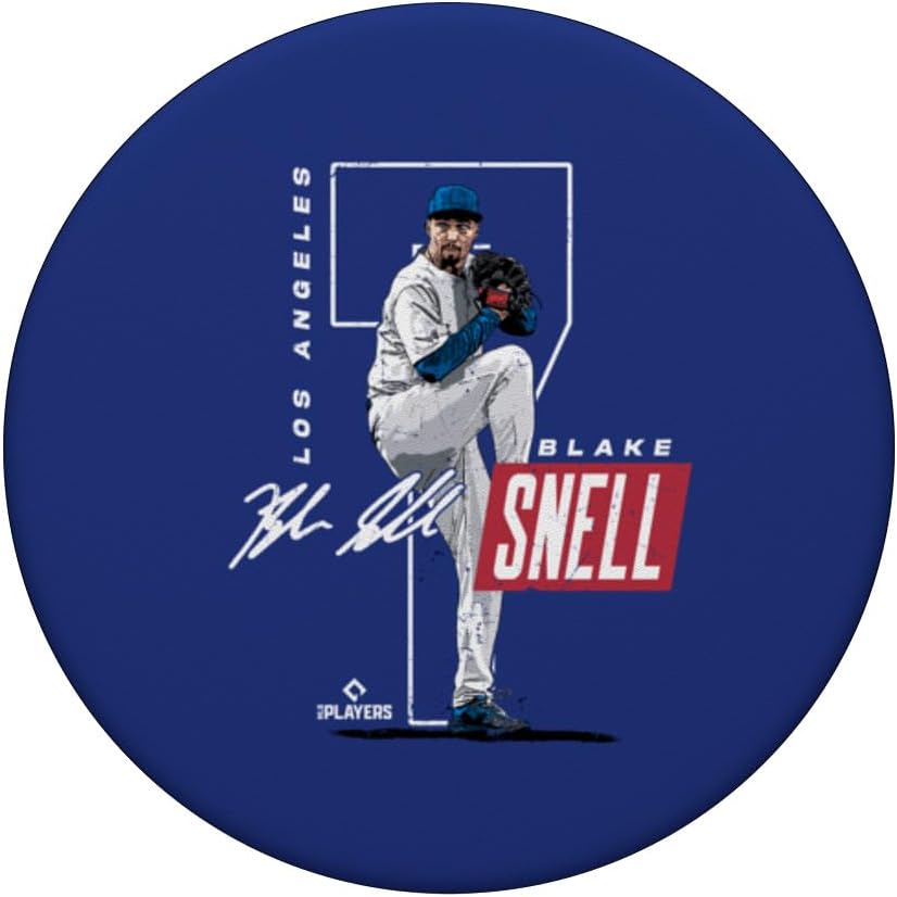 Blake Snell | Los Angeles D MLB Baseball Player | MLBBSN202M PopSockets Adhesive PopGrip
