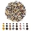 Aylifu Lot de 1000 perles à sertir en métal pour fabrication de