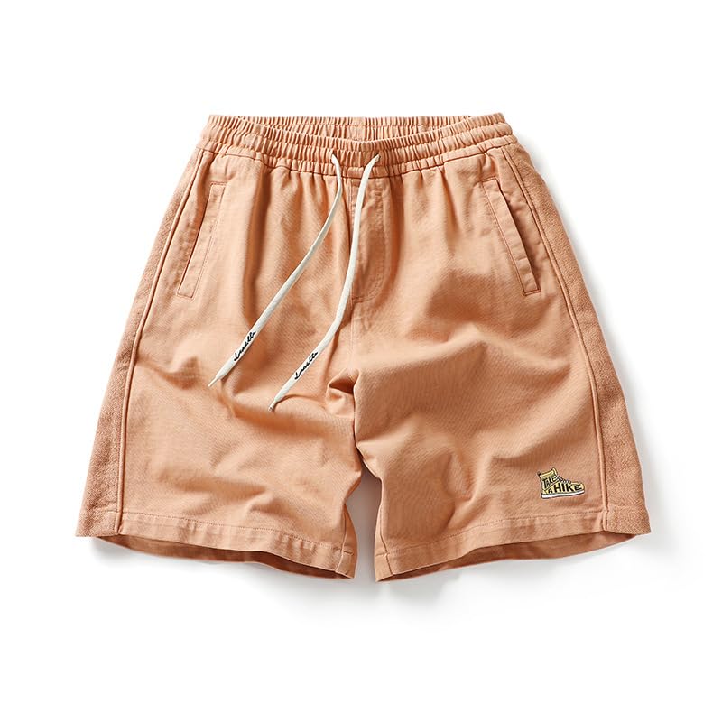 Short jogging hommes GRFIT orange taille M avec lacets, capris décontracté extérieur Dks5023