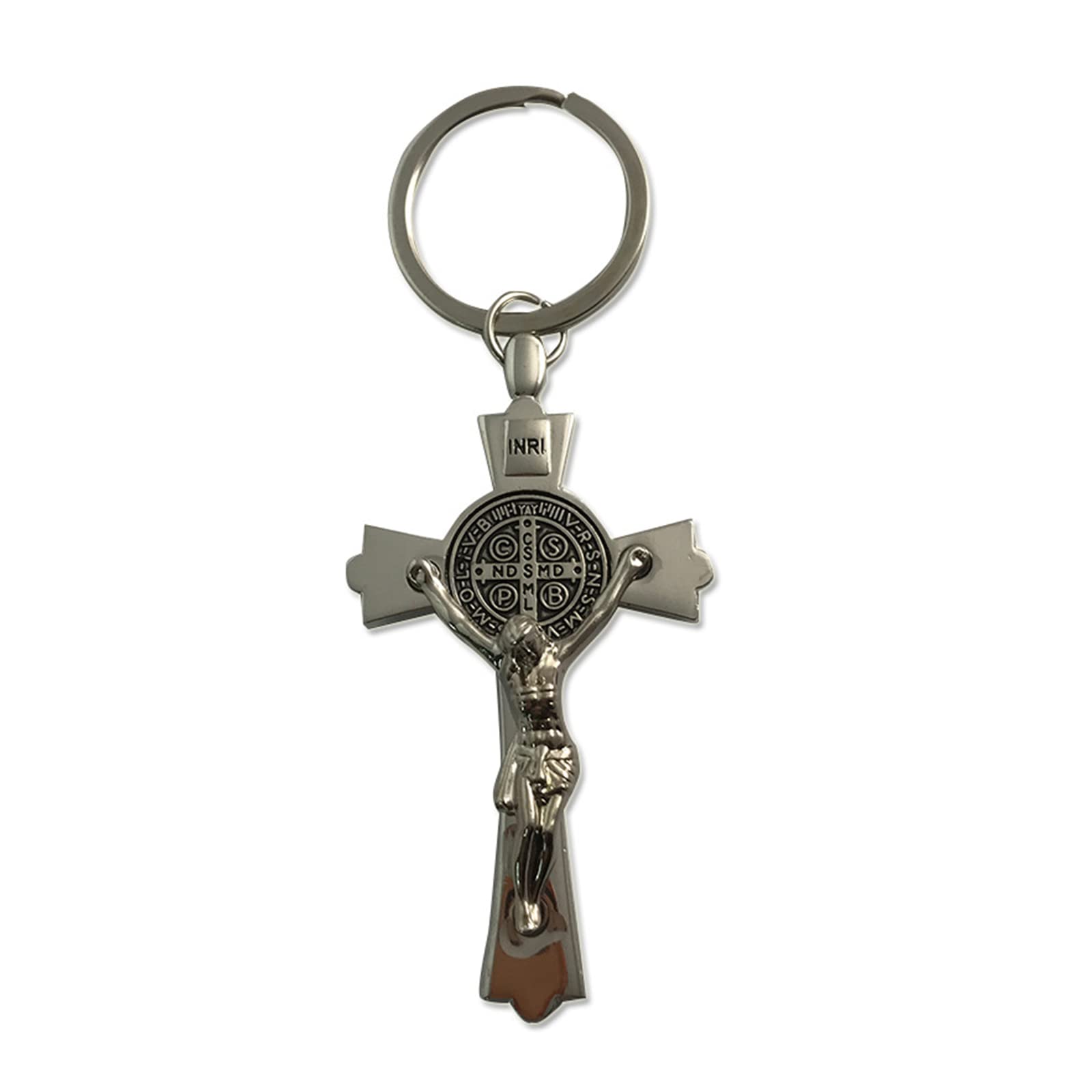 TENYELE Cross Keychain Rings Car Holder For Women Men Car Keyring Jewelry Accessories Faith Keyring