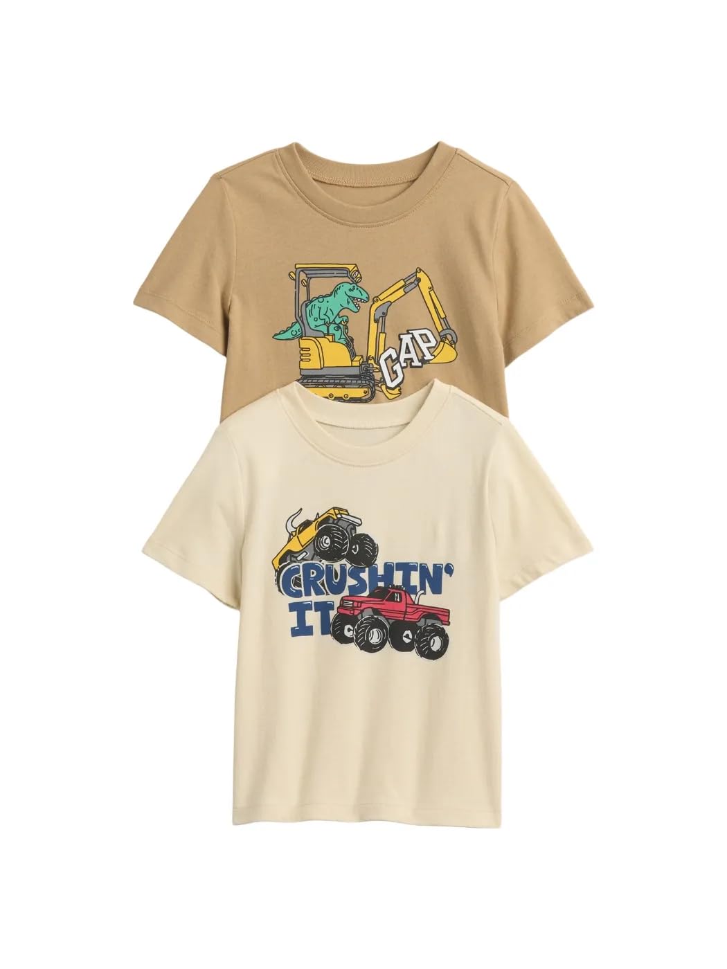 

                                                    GAP Baby Boys Sleeve Graphic Tee 2-Pack Mojave 2YR
