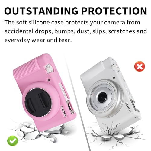 Funda de silicona para cámara Easy Hood ZV-1F color rosa miniatura 4