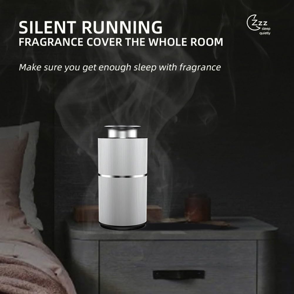 Diffusore senz'acqua da 20 ml, in metallo, 10 x 4 x 5 cm ( | Tecnologia senz'acqua, dispersione pura del profumo, nessuna diluizione, si adatta alle prese d'aria