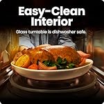 Chefman Countertop Microwave Oven 1.1 Cu. Ft. Digital Stainless Steel Microwave 1000 Watts with 6 Auto Menus, 10 Power Levels, Eco Mode, Memory, Mute Function, Child Safety Lock, Easy Clean - Image 5