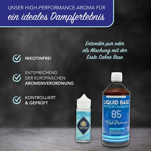 Erste Sahne Shortfill E-Liquid für E-Zigaretten - Nikotinfreies Aroma - Vape Liquid - Made in Germany - Shake & Vape… – Bild 7