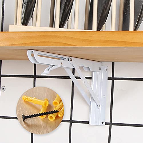 Table pliante murale de cuisine suspendue et bureau flottant - 7