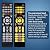 Backlit Universal TV Remote Control for Samsung,LG, Sanyo,Sony, Sharp, Vizio, Philips, Toshiba, Hitachi, JVC, TCL, Hisense, Vestel, Seiki, Insignia, Panasonic and Other Brands Smart TV Remote Control